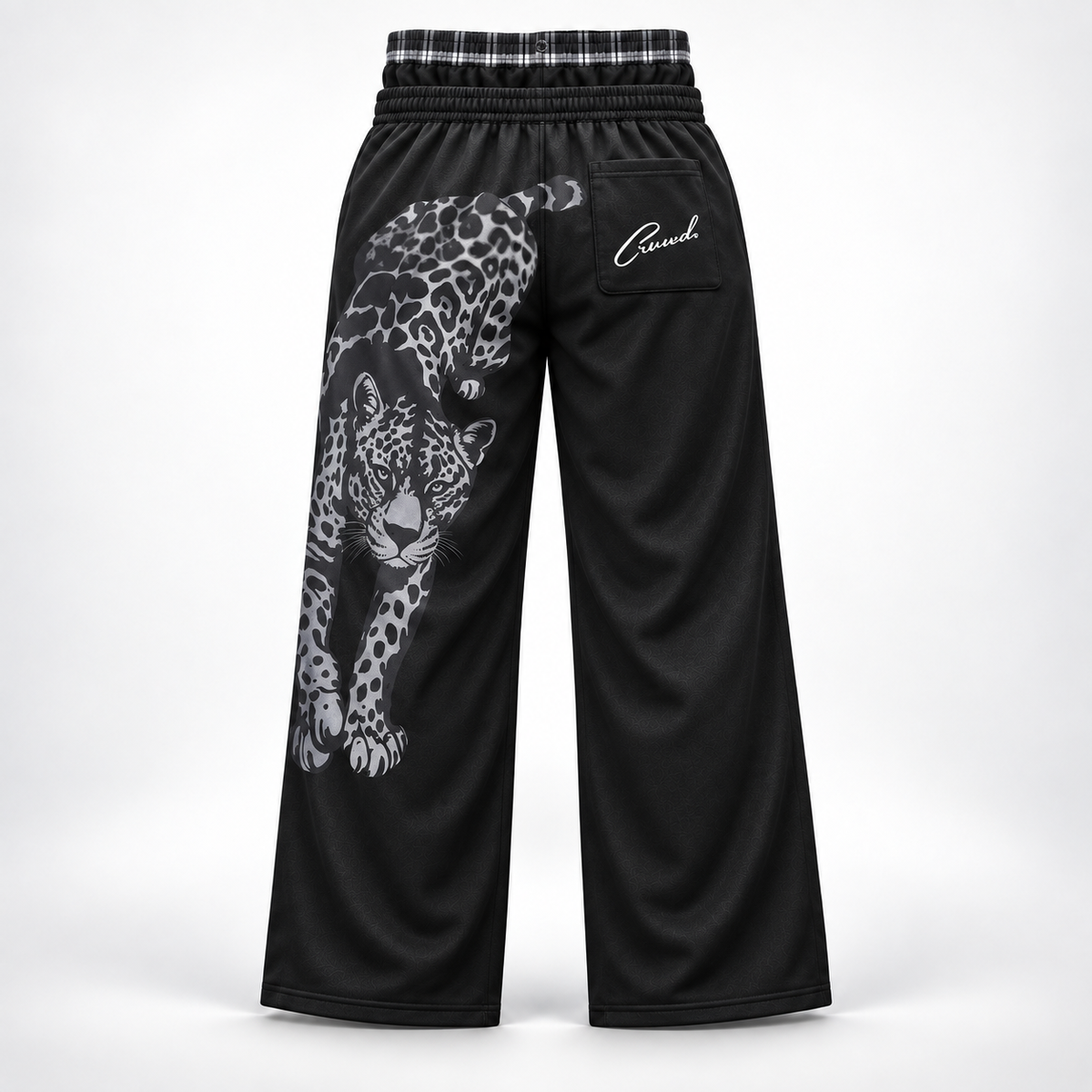 LEOPARD PRINT SWEATPANTS