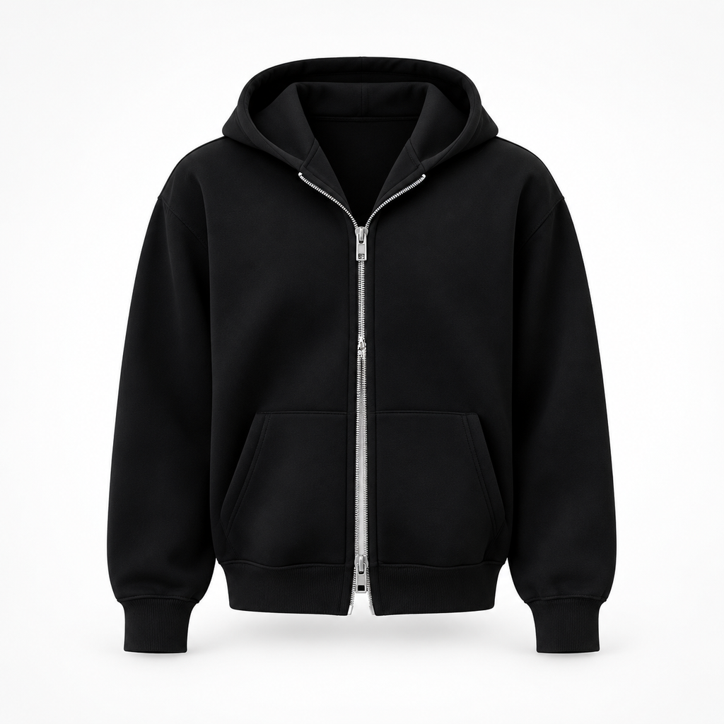 AMORA DOUBLE ZIPPER HOODIE