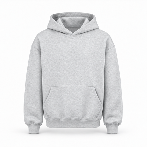 AMORA CASUAL SOLID HOODIE