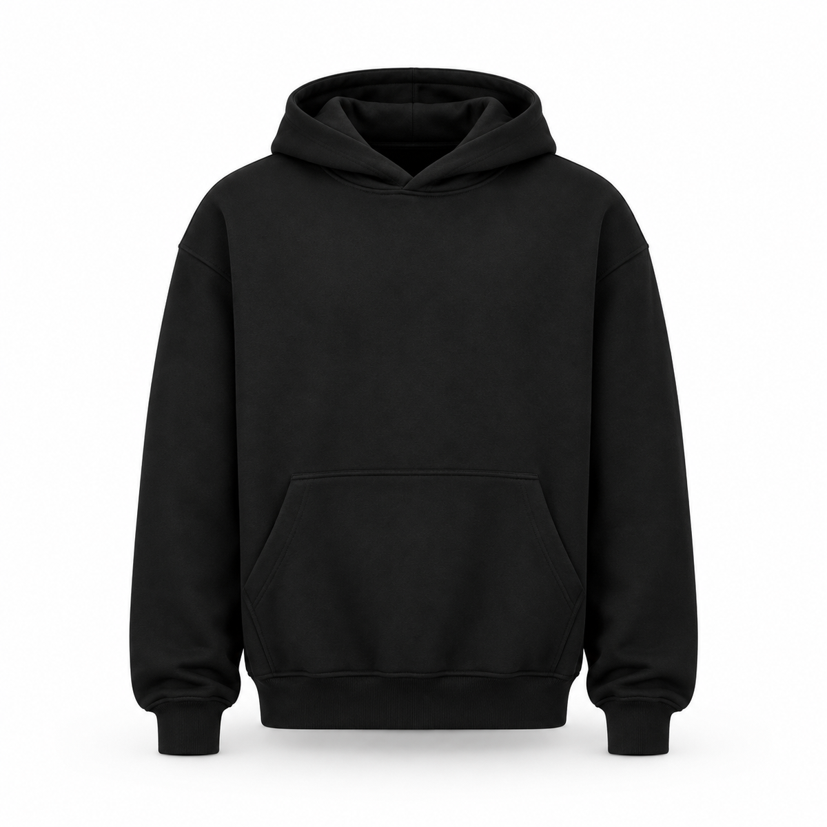 AMORA CASUAL SOLID HOODIE