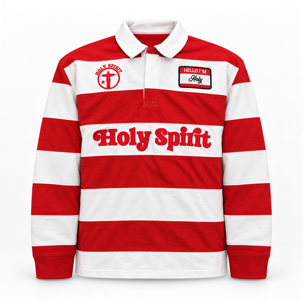 HOLY SPIRIT STRIPPED LONG SLEEVE