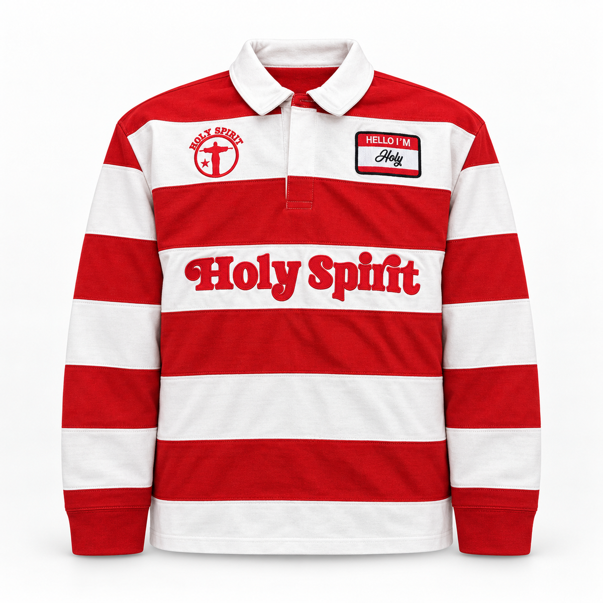 HOLY SPIRIT STRIPPED LONG SLEEVE