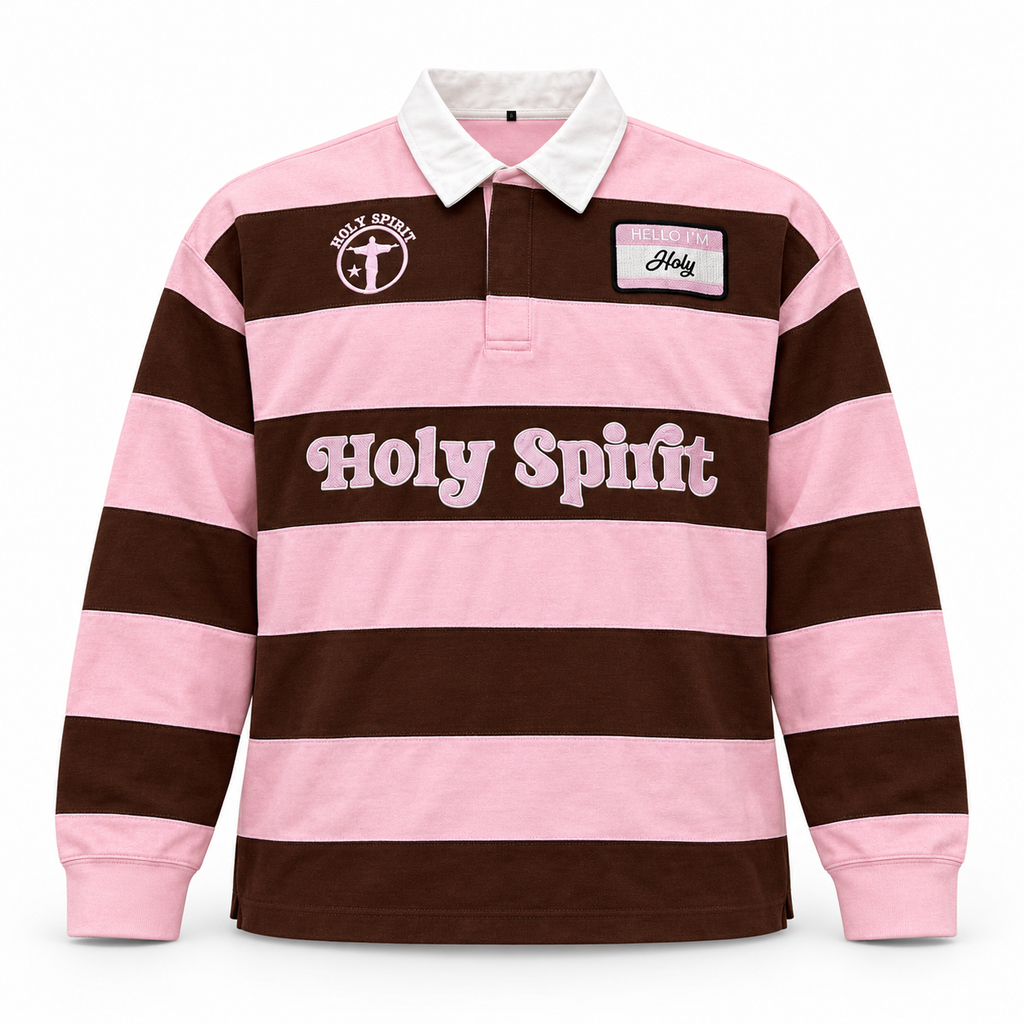 HOLY SPIRIT STRIPPED LONG SLEEVE