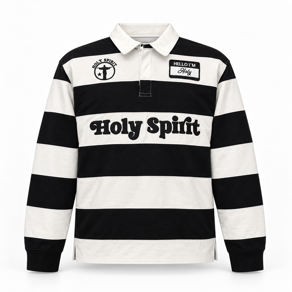 HOLY SPIRIT STRIPPED LONG SLEEVE