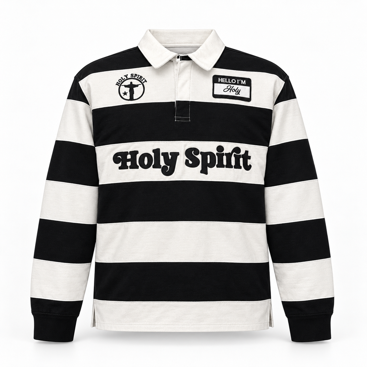 HOLY SPIRIT STRIPPED LONG SLEEVE