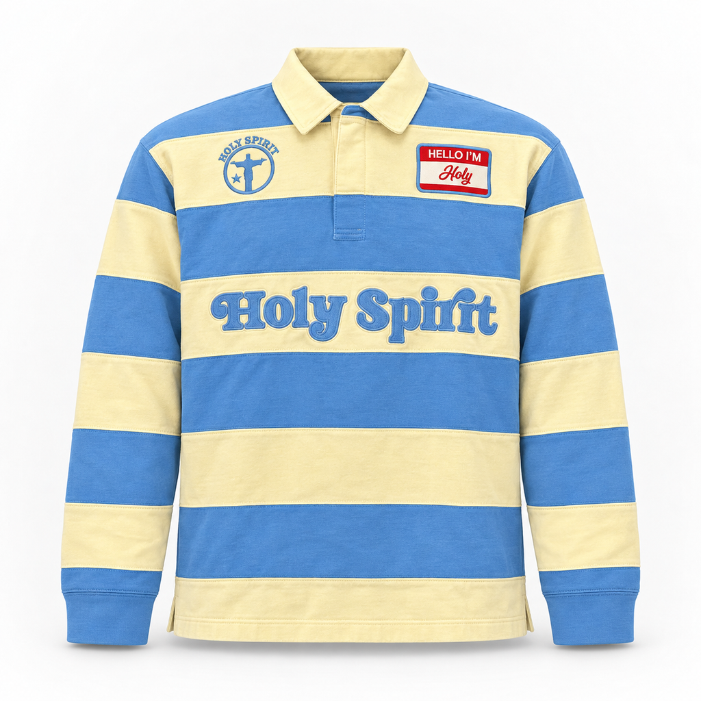 HOLY SPIRIT STRIPPED LONG SLEEVE