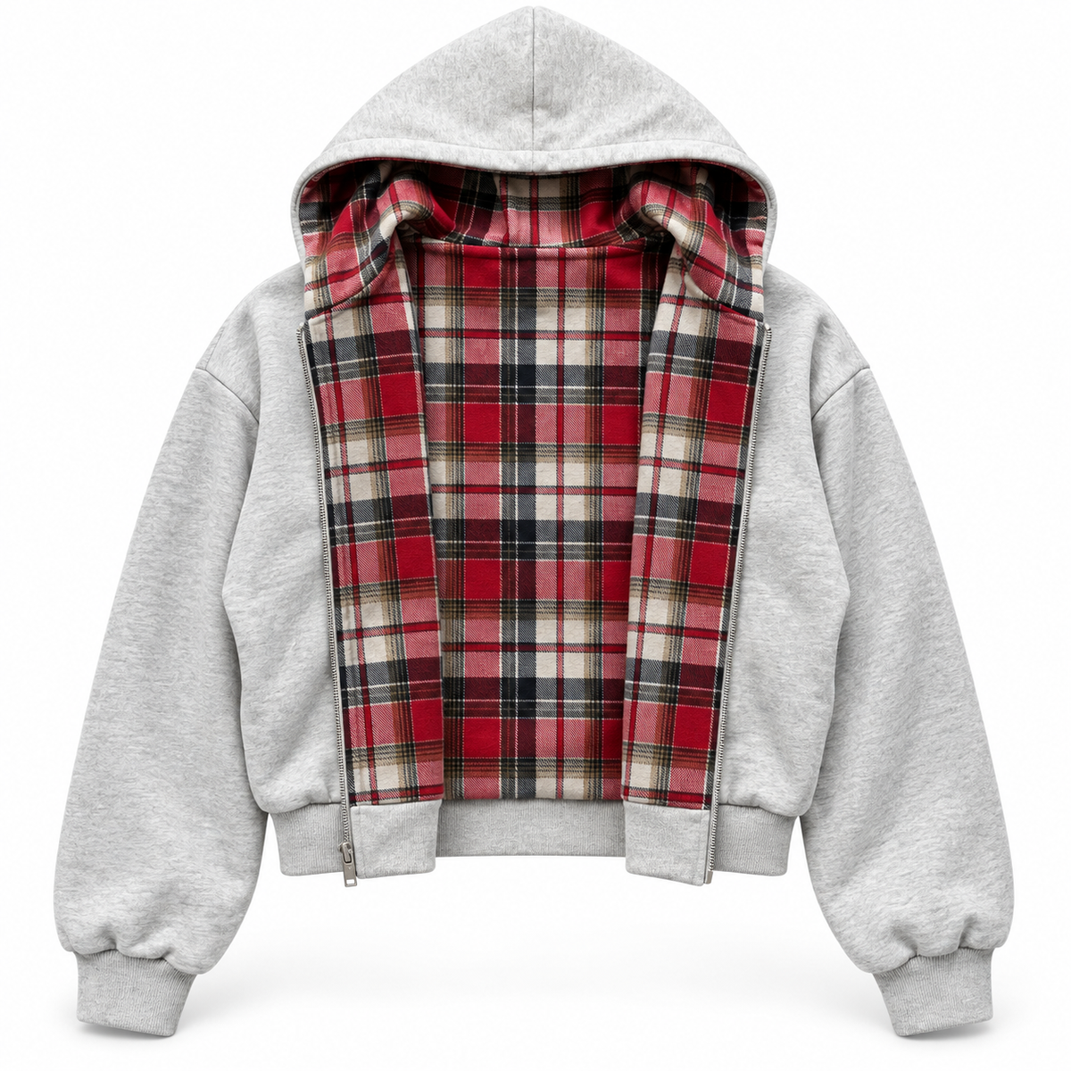 AMORA REVERSIBLE ZIPPER HOODIE